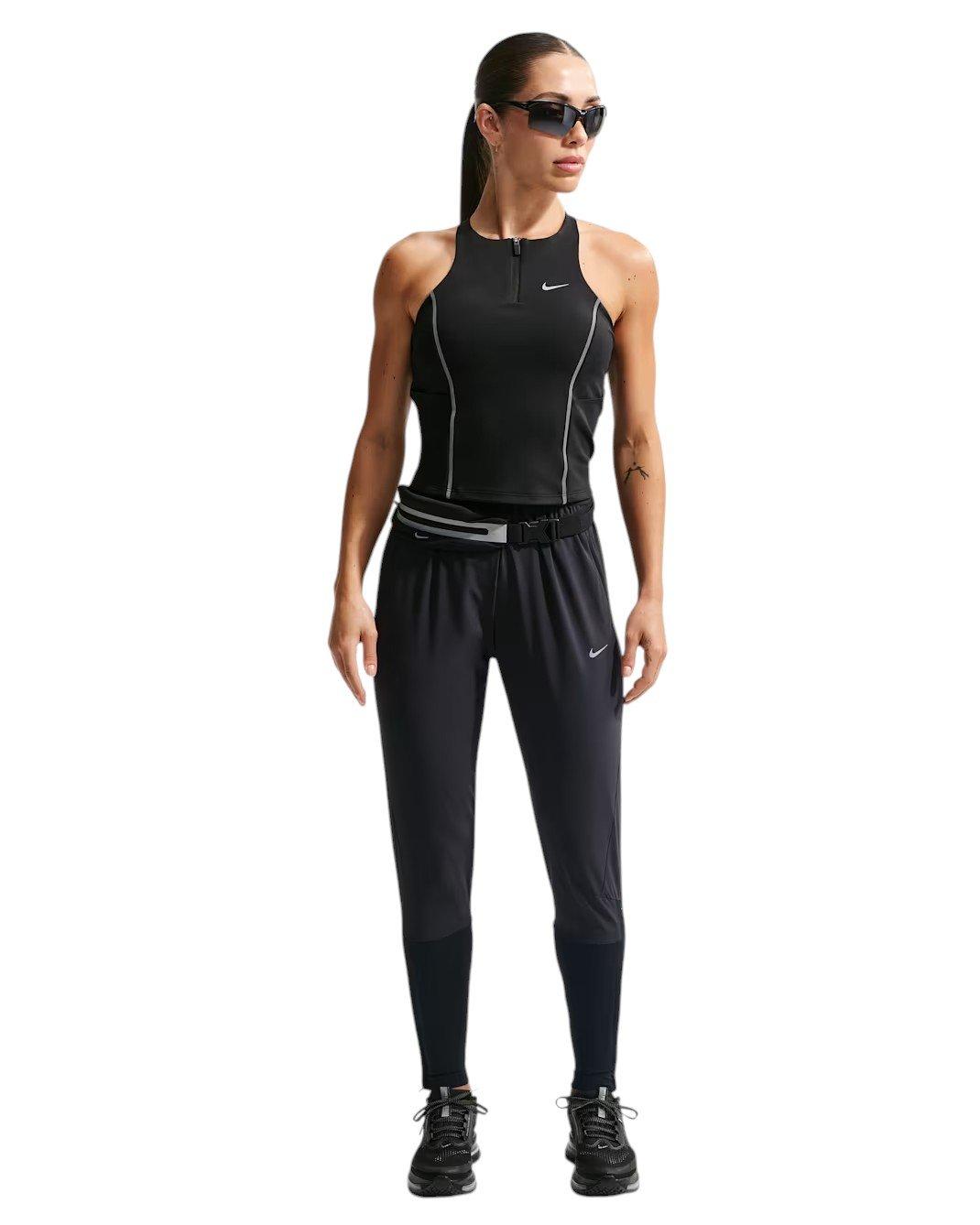 Nike Women's Swift Dri-FIT Mid-Rise Running Pants - Black - BLACK